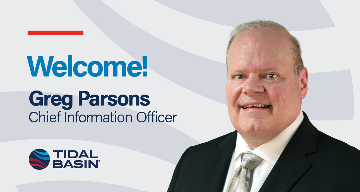 Tidal Basin Welcomes New Chief Information Officer - Gregory A. Parsons ...