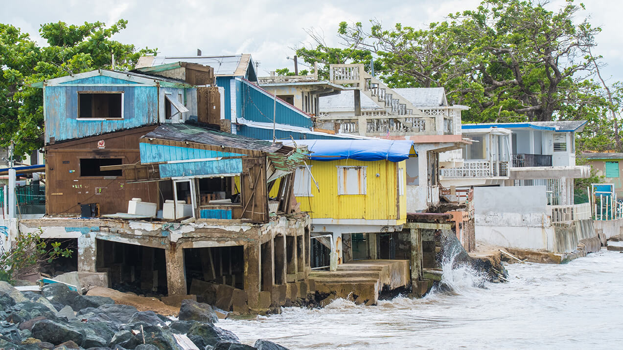 Puerto Rico property after hurricane